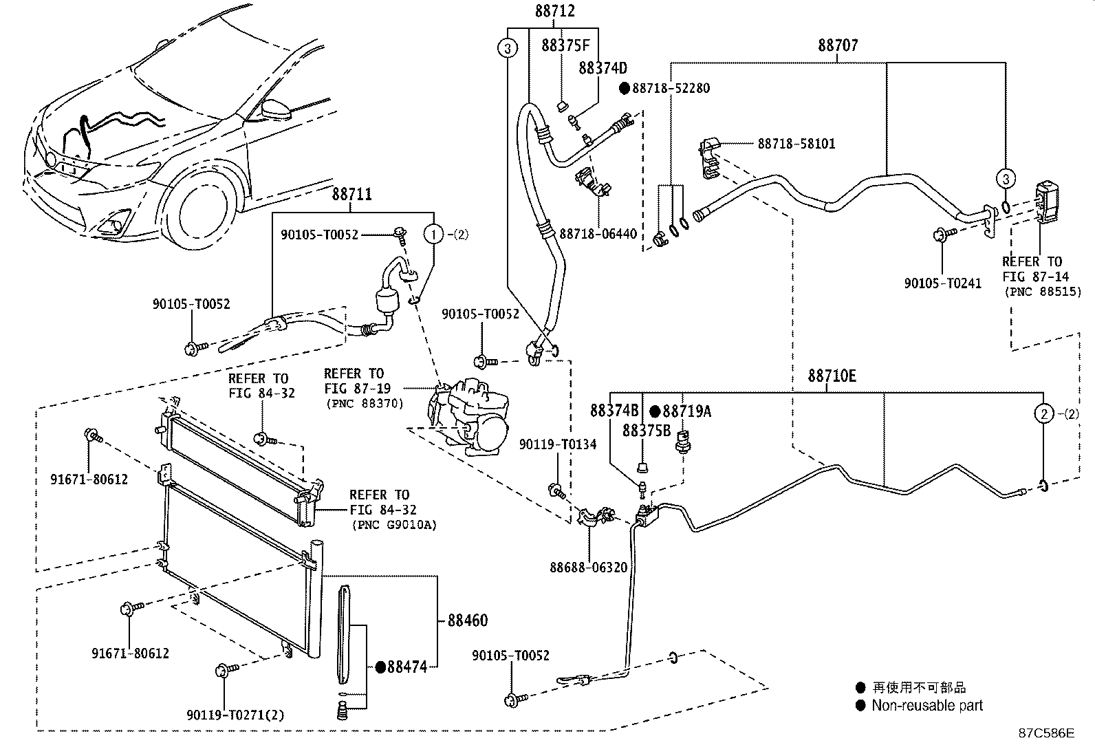 88460-06290 CONDENSER ASSY, COOLER product image