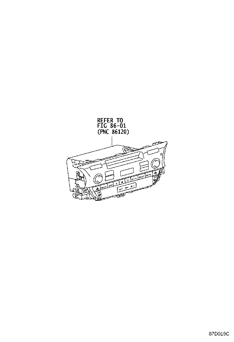 55844-33160 DUCT, HEATER TO REGISTER, NO.1 product image