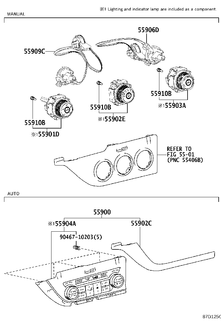 55086-12230 DUCT, HEATER TO REGISTER, NO.1 product image