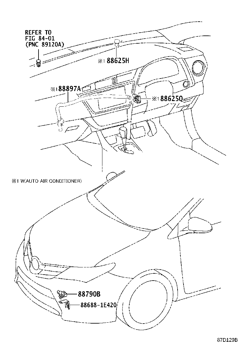 55086-12230 DUCT, HEATER TO REGISTER, NO.1 product image