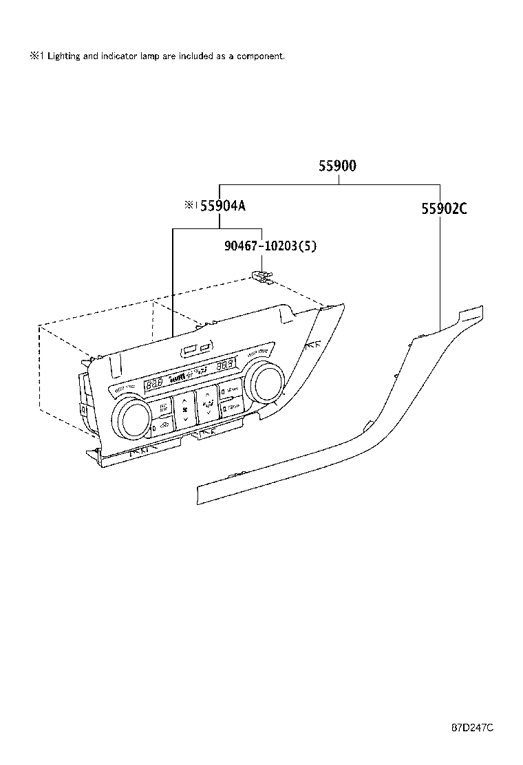 55086-02100 DUCT, HEATER TO REGISTER, NO.1 product image