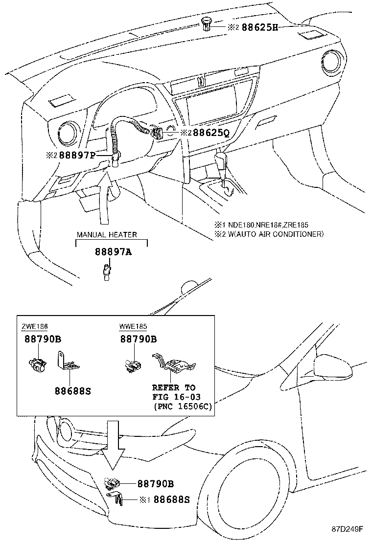 55086-02100 DUCT, HEATER TO REGISTER, NO.1 product image