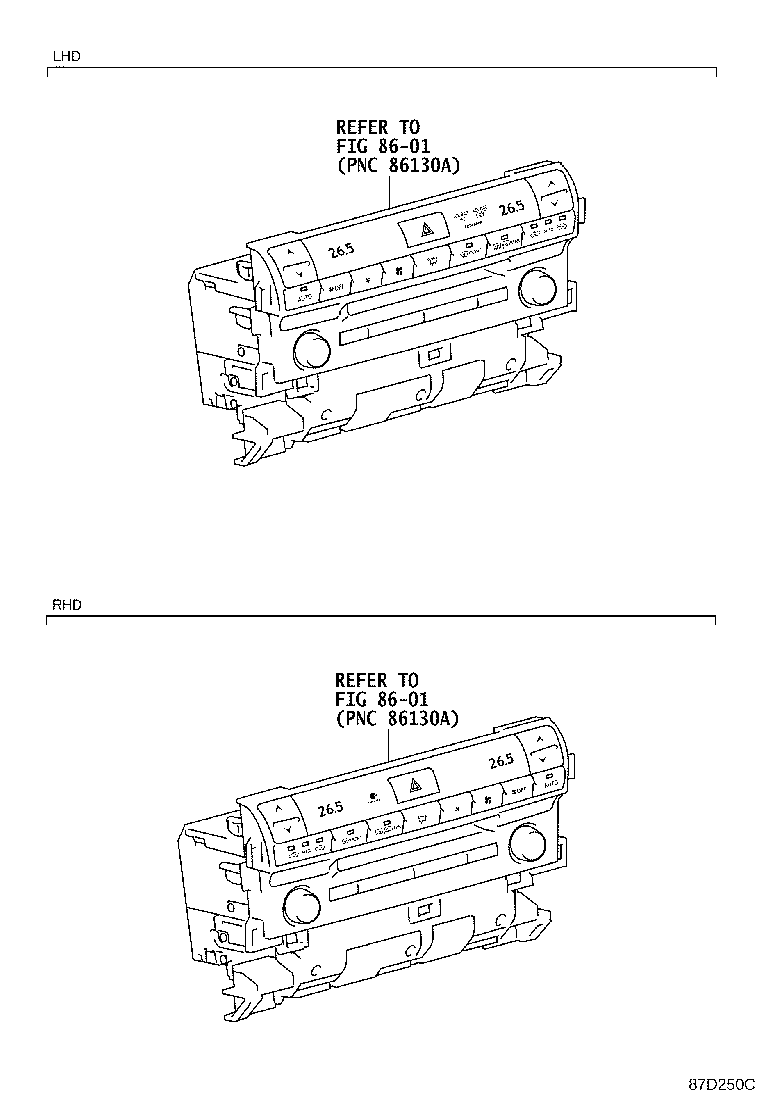 55843-50140 DUCT, HEATER TO REGISTER, NO.1 product image