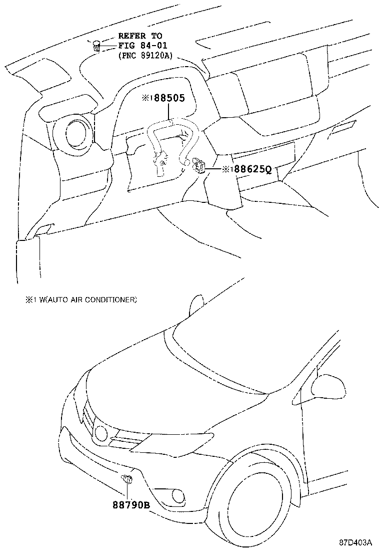 55870-0R030 DUCT ASSY, HEATER TO REGISTER product image