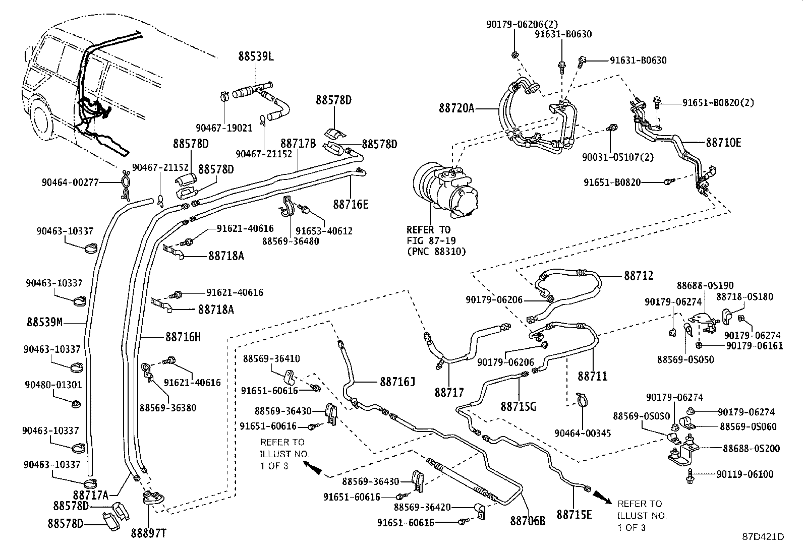 88450-0S040 CONDENSER ASSY, W/RECEIVER product image