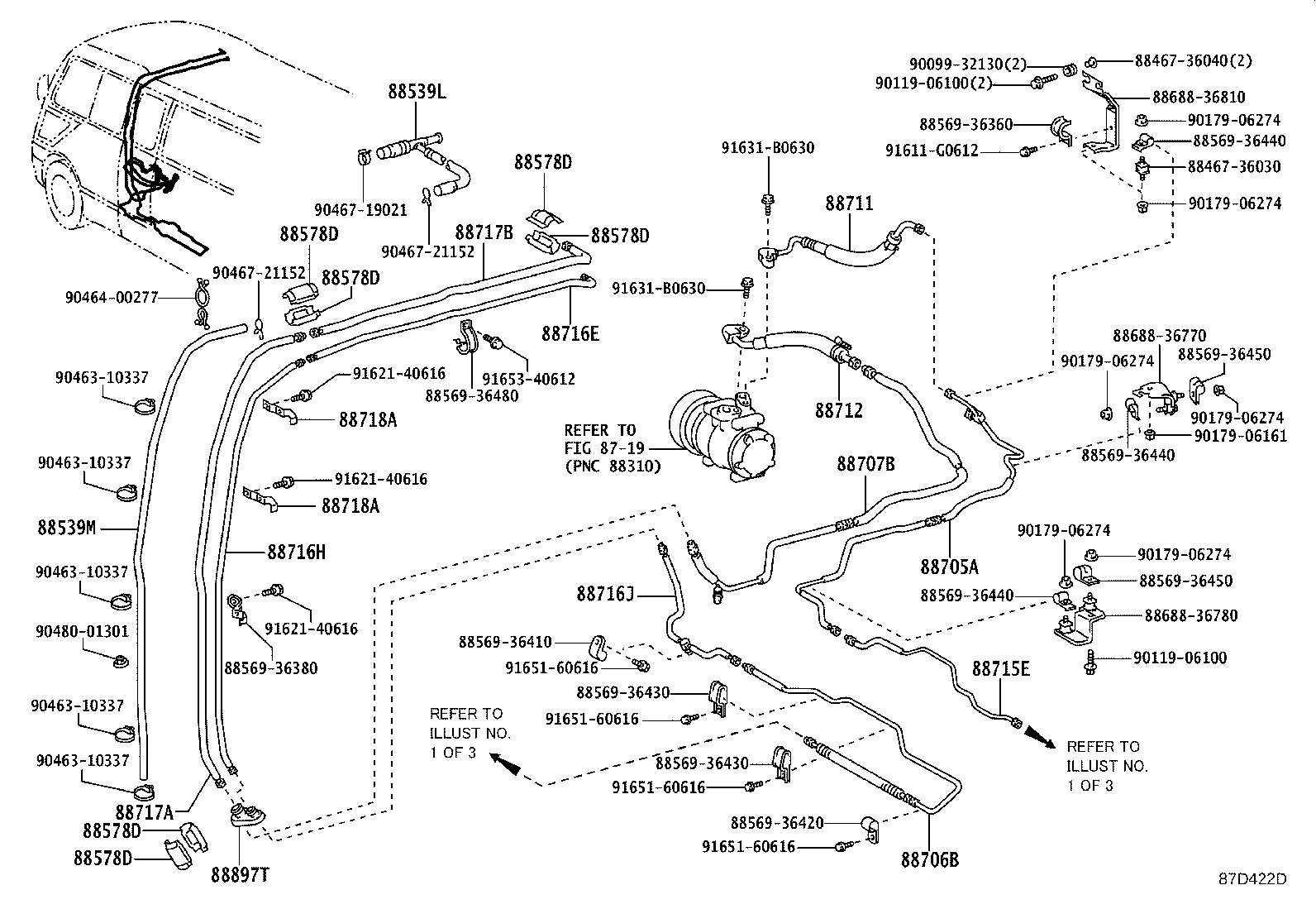 88450-0S040 CONDENSER ASSY, W/RECEIVER product image