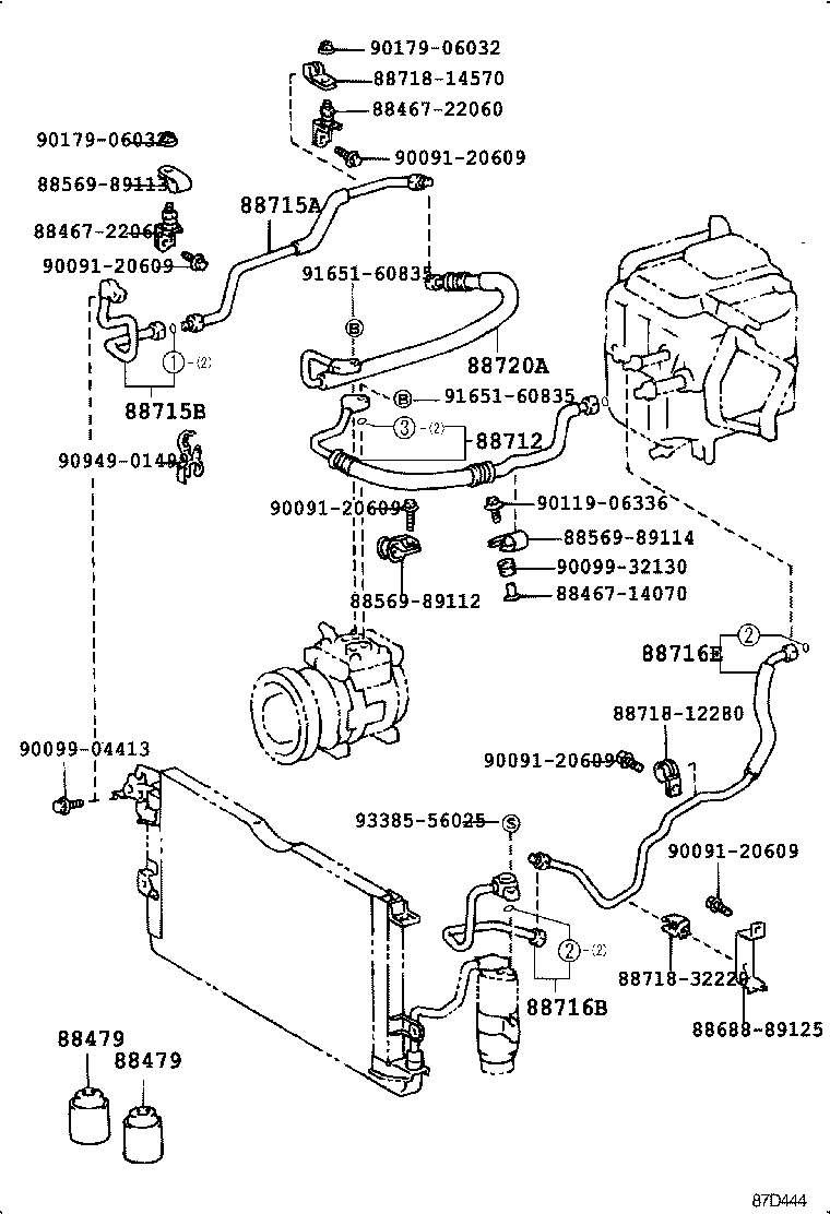 88453-35010 FAN, COOLING (FOR CONDENSER) product image
