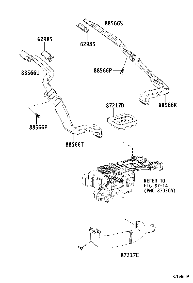 55950-30200 NOZZLE ASSY, DEFROSTER product image