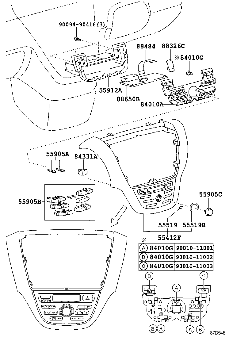 55843-63020 DUCT, HEATER TO REGISTER, NO.1 product image
