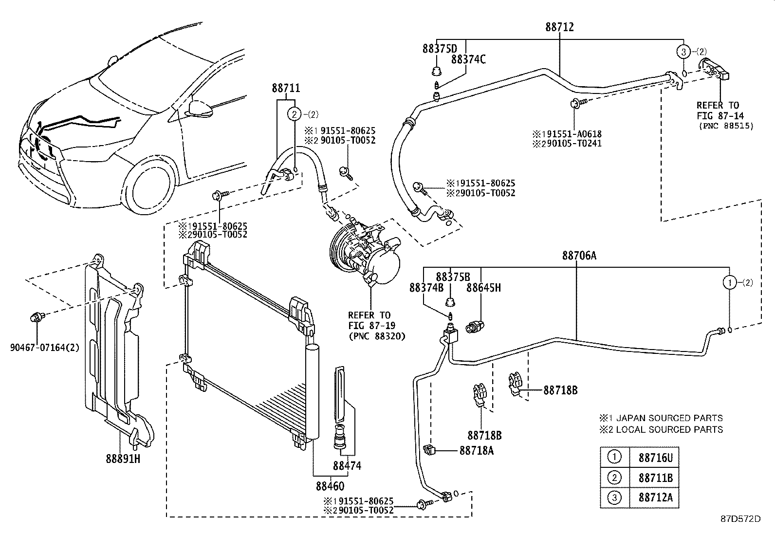 88375-02130 CAP, SERVICE VALVE, NO.2 product image