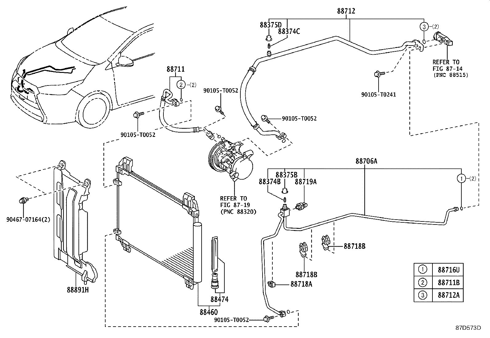 88375-02130 CAP, SERVICE VALVE, NO.2 product image