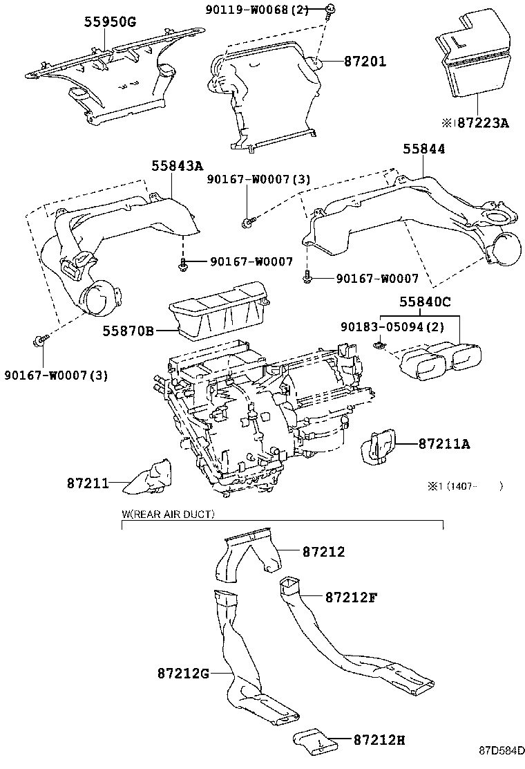 55903-0D330 CONTROL SUB-ASSY, HEATER, NO.3 product image