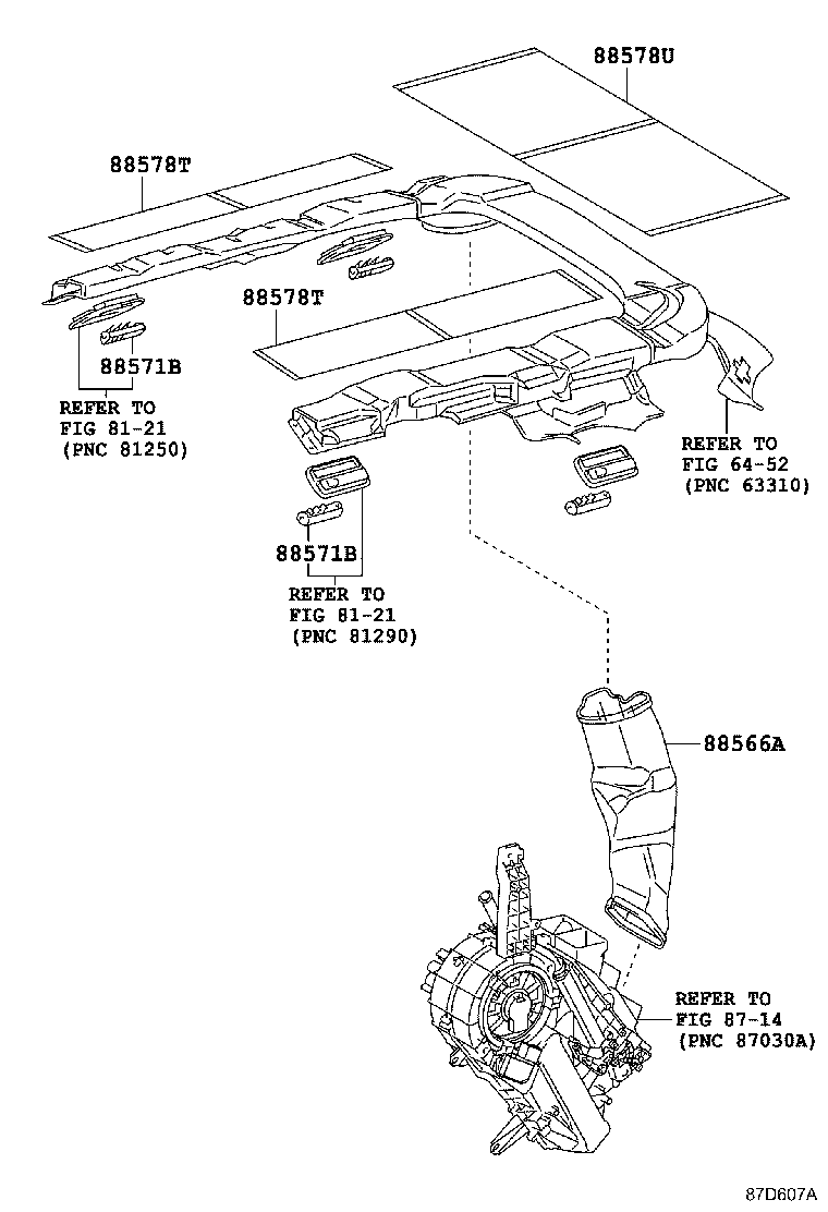 55950-28210 NOZZLE ASSY, DEFROSTER product image