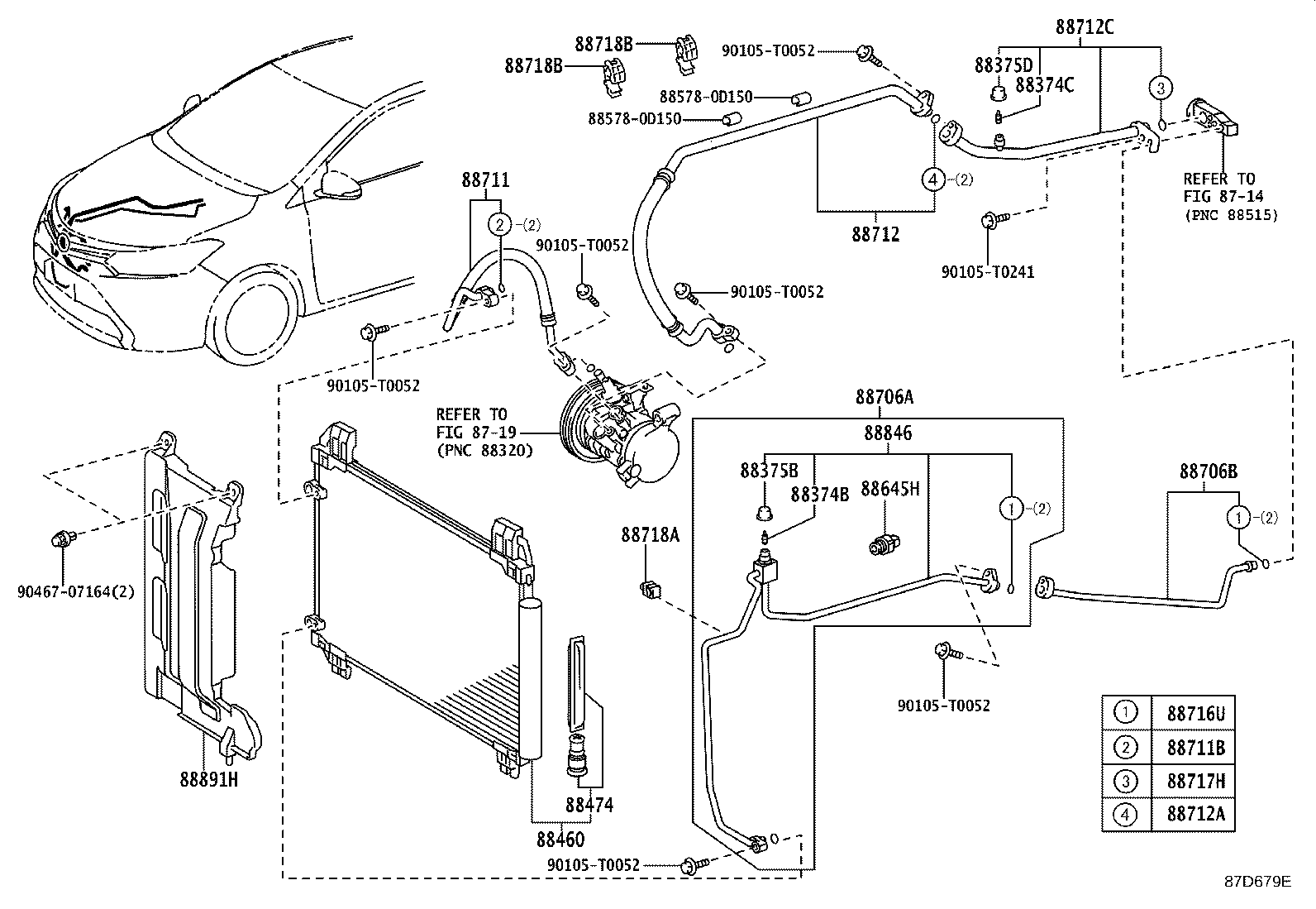 88375-02130 CAP, SERVICE VALVE, NO.2 product image