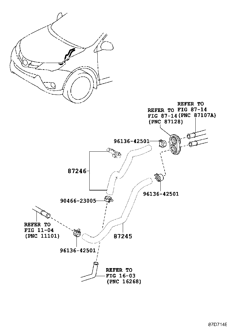 87121-0R010 BRACKET, HEATER product image
