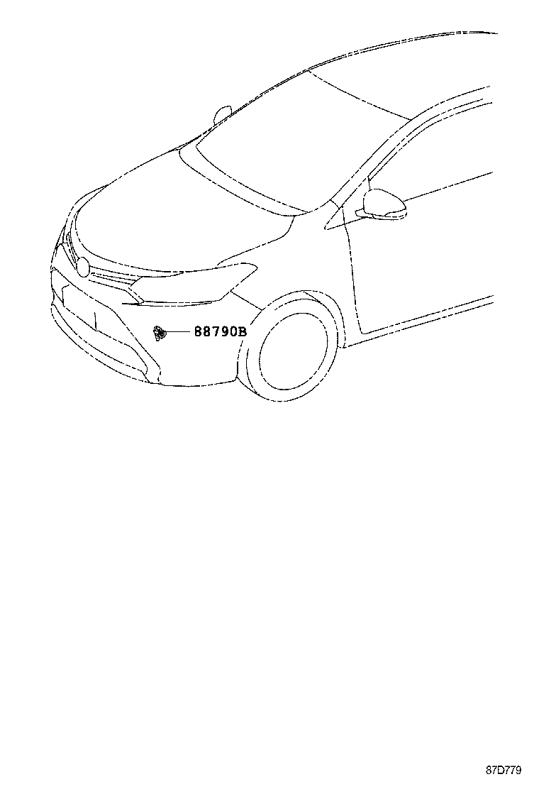 55845-0D120 DUCT, HEATER TO REGISTER, NO.3 product image
