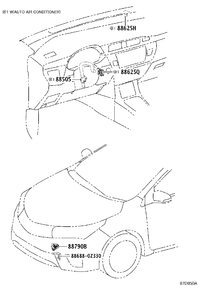 55086-02410 DUCT, HEATER TO REGISTER, NO.1 product image