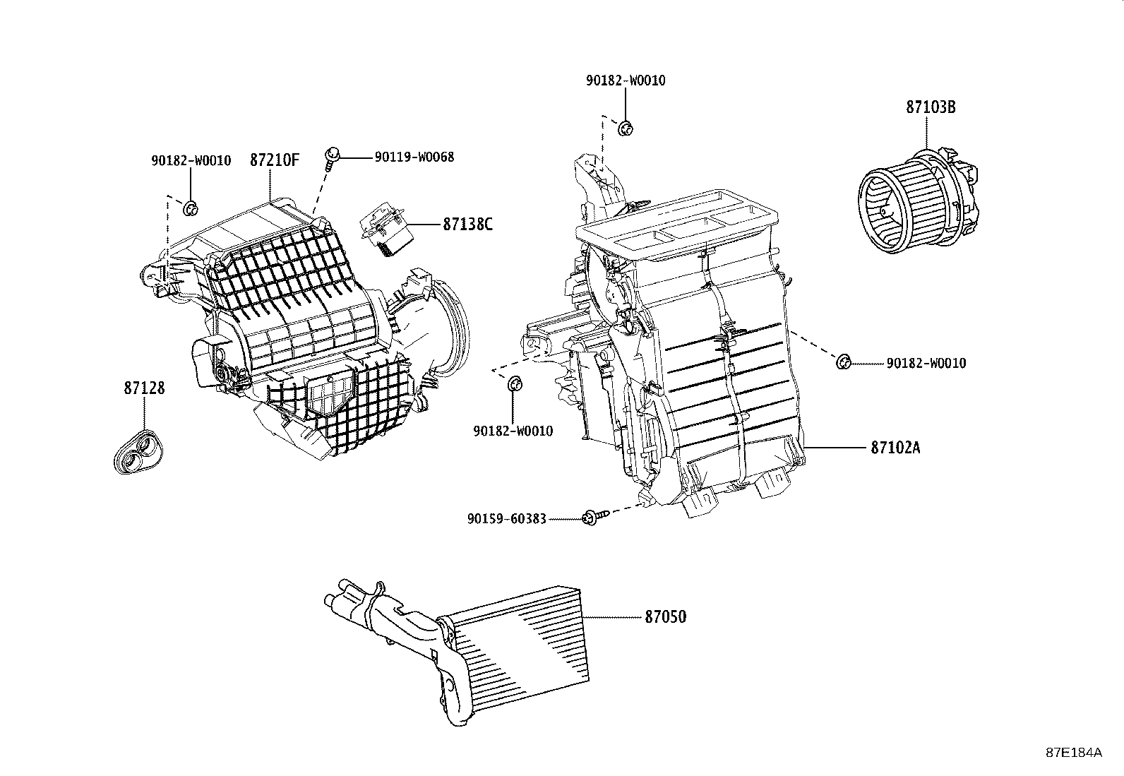 87103-YV010 MOTOR SUB-ASSY, BLOWER W/FAN product image
