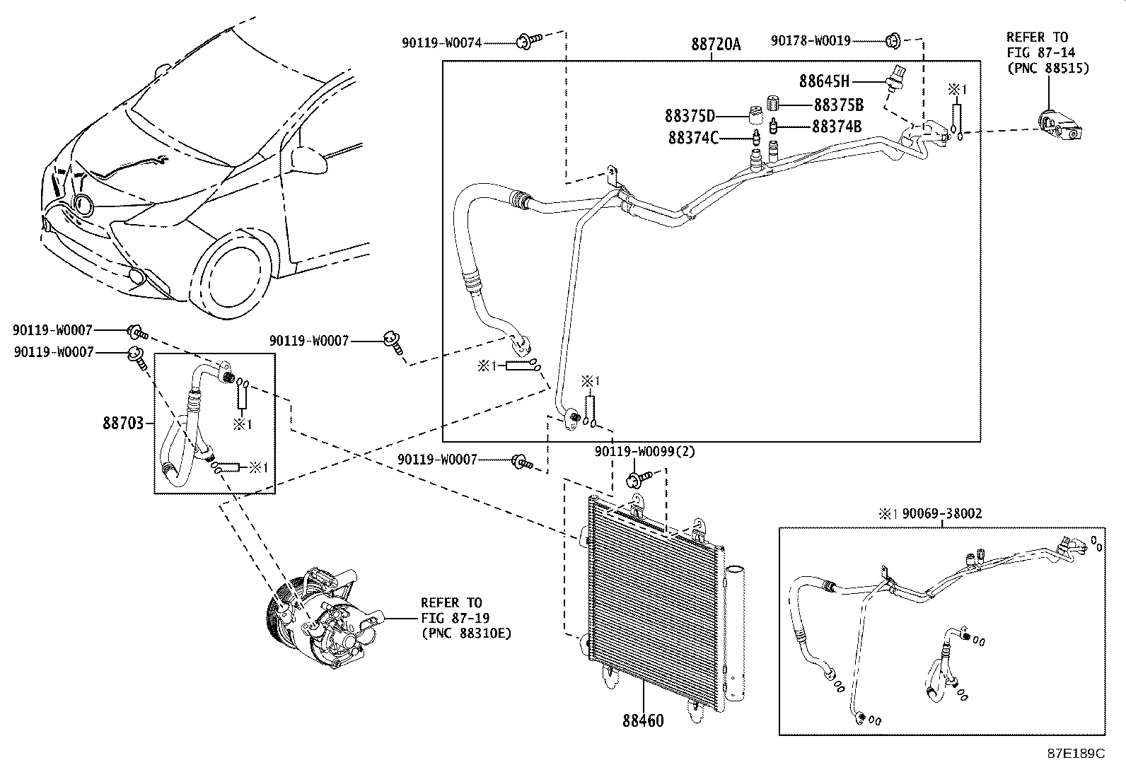 88375-YV040 CAP, SERVICE VALVE, NO.2 product image
