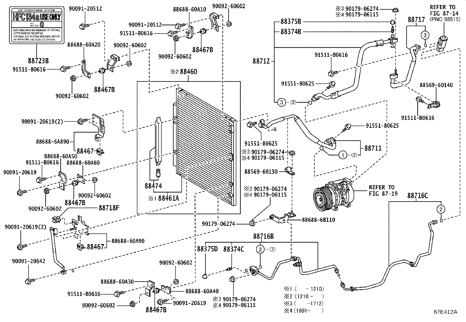 88461-60150 CONDENSER ASSY, COOLER product image