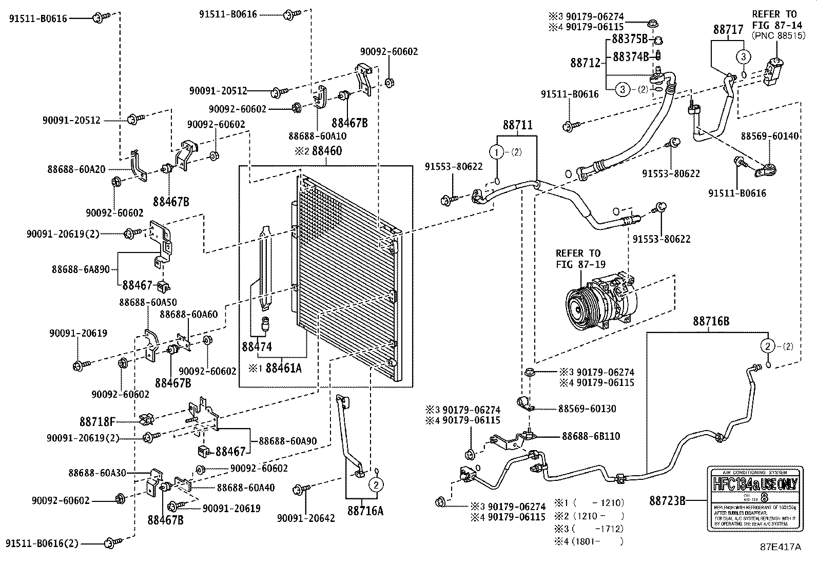 88461-60150 CONDENSER ASSY, COOLER product image