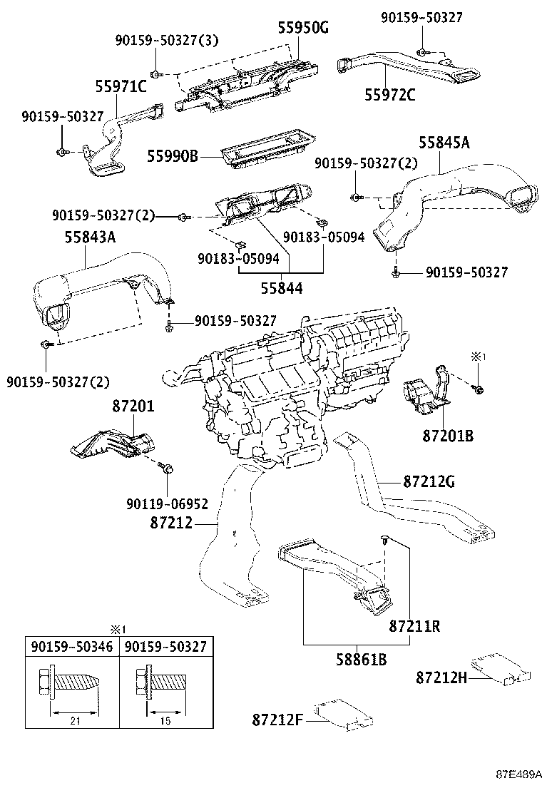 55900-24670 CONTROL ASSY, AIR CONDITIONER product image