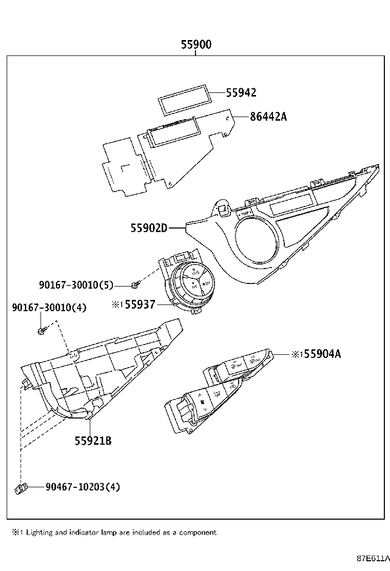 55843-52370 DUCT, HEATER TO REGISTER, NO.1 product image