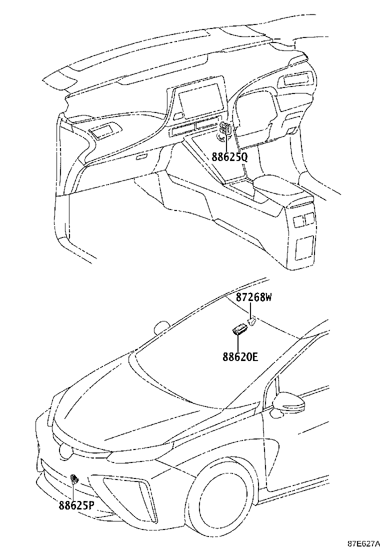 55843-62020 DUCT, HEATER TO REGISTER, NO.1 product image