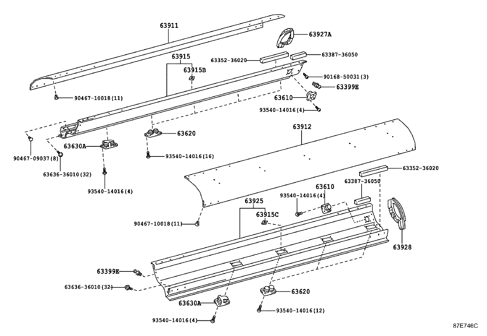 55908-36040 CABLE SUB-ASSY, AIR INLET DAMPER CONTROL product image