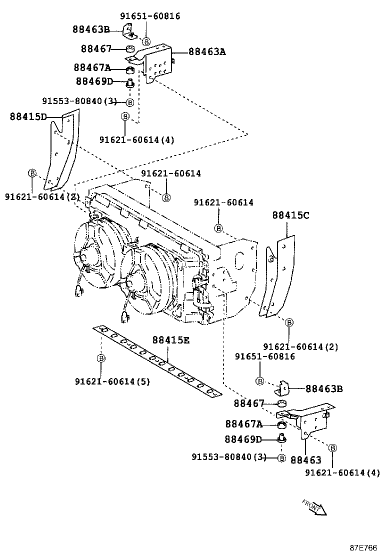 88340-36010 CONDENSER ASSY, COOLER product image