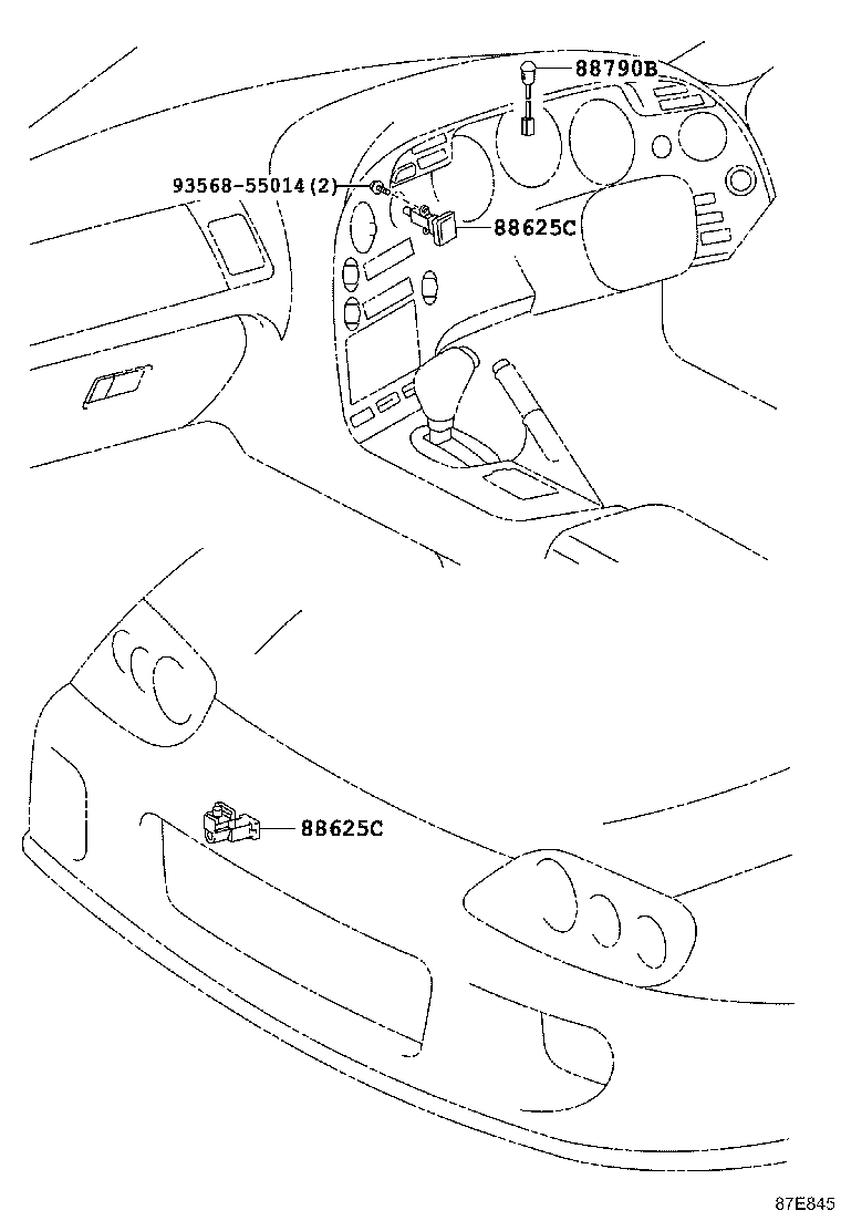 55843-14160 DUCT, HEATER TO REGISTER, NO.1 product image