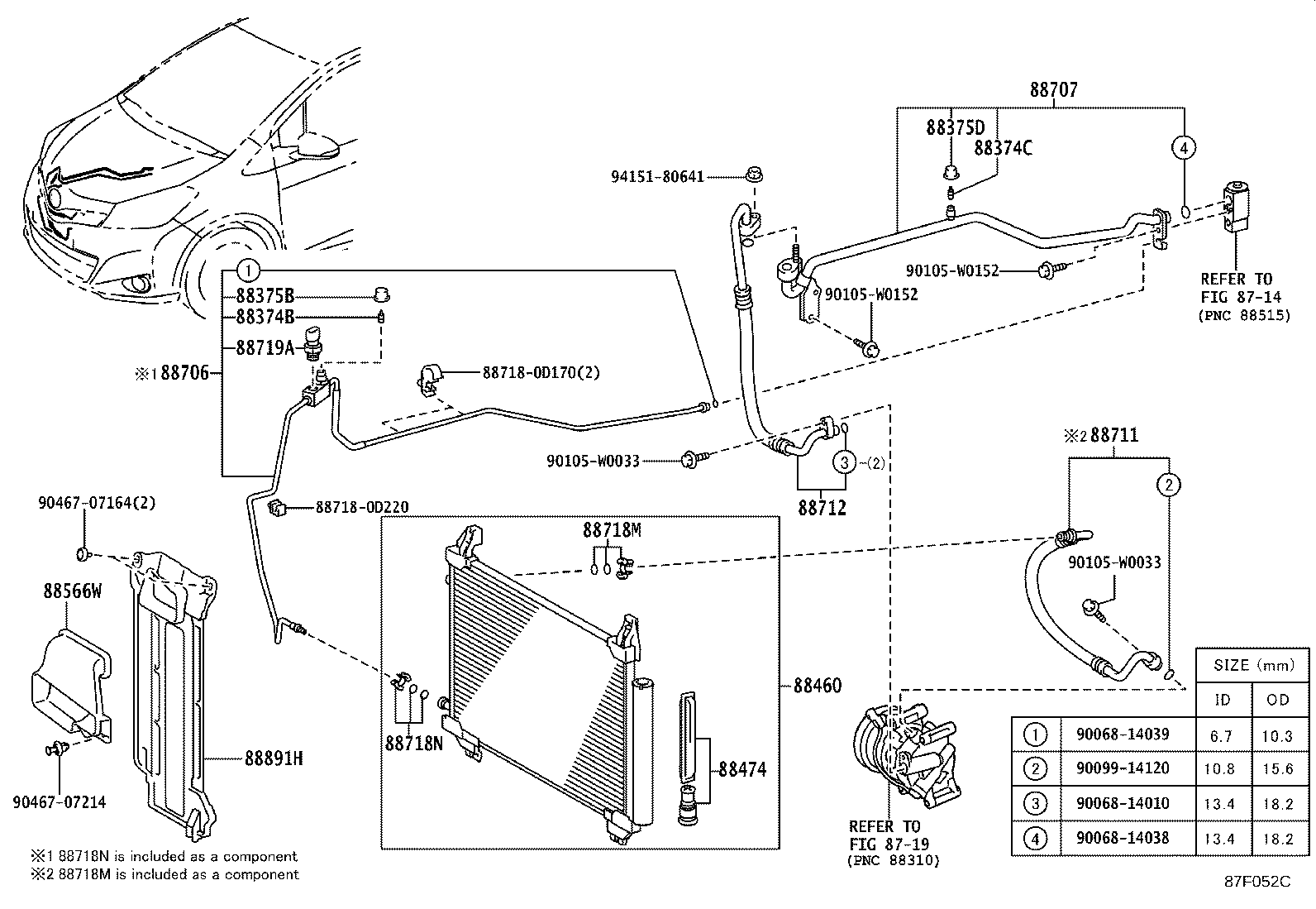 88374-33020 VALVE, SERVICE, NO.1 product image