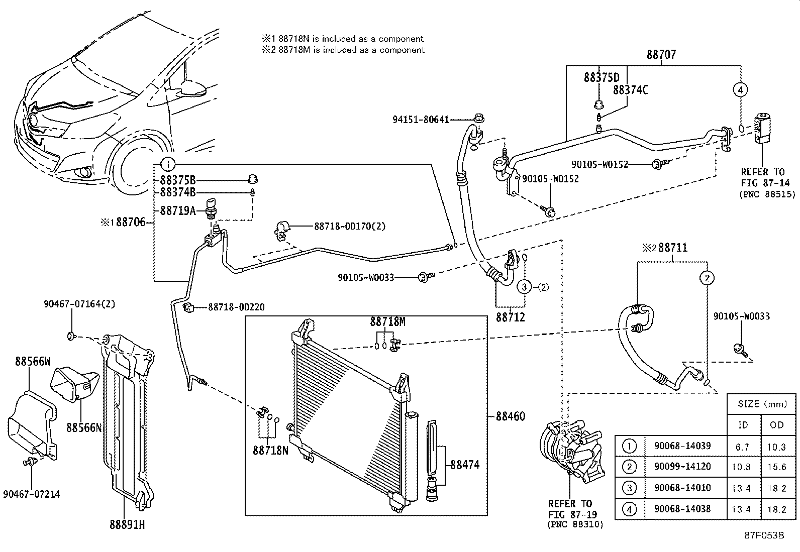 88374-33020 VALVE, SERVICE, NO.1 product image
