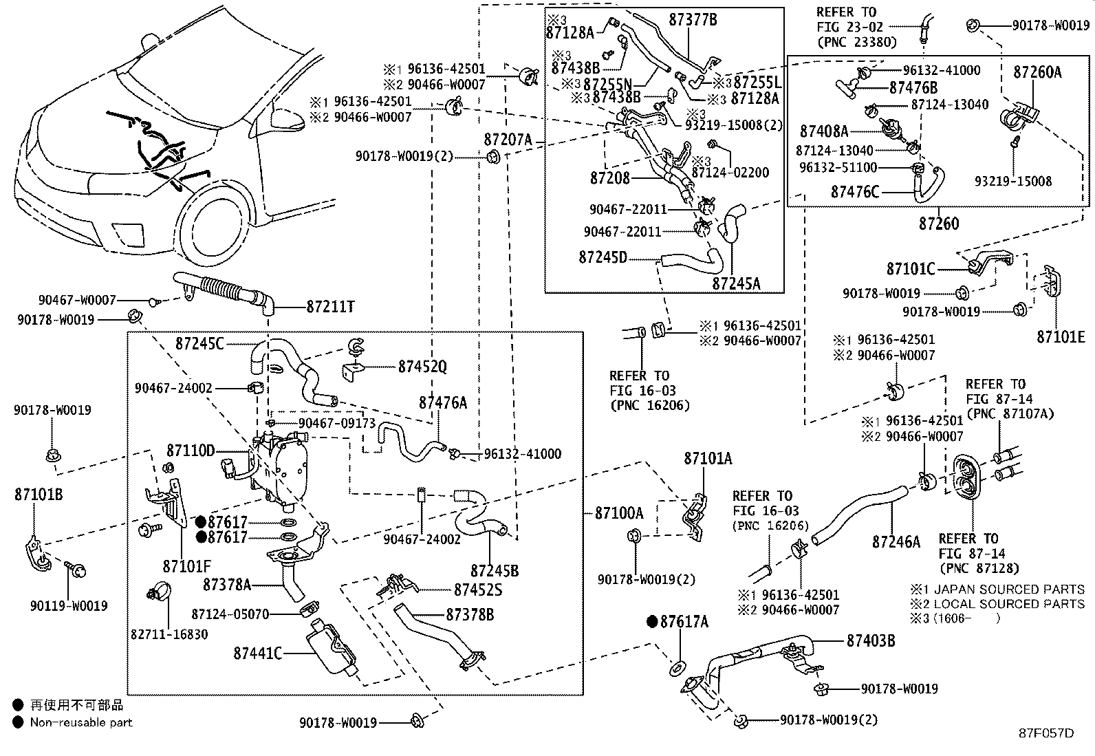 87245-02F90 HOSE, HEATER WATER, OUTLET A product image