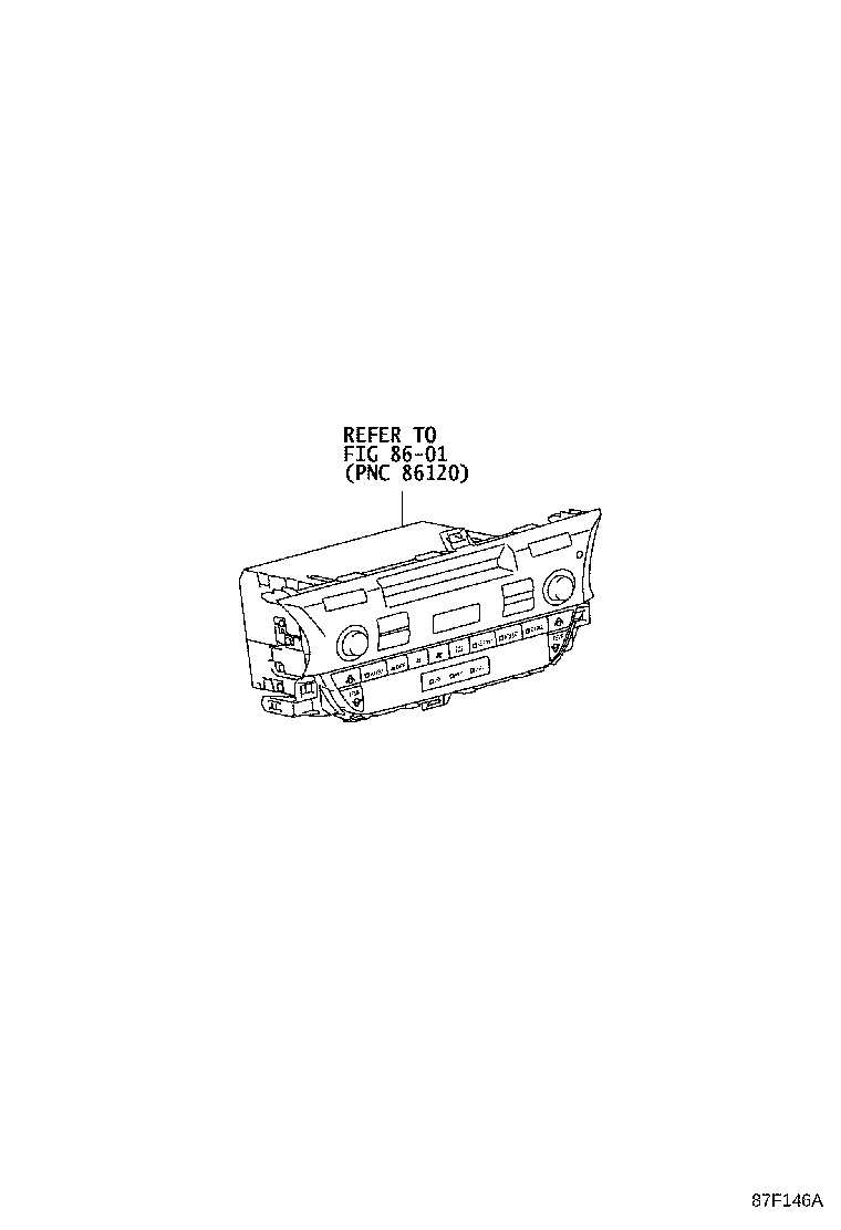 55840-06100 DUCT, HEATER TO REGISTER, NO.4 product image