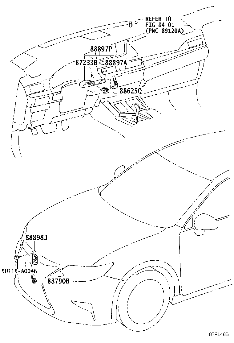 55840-06100 DUCT, HEATER TO REGISTER, NO.4 product image
