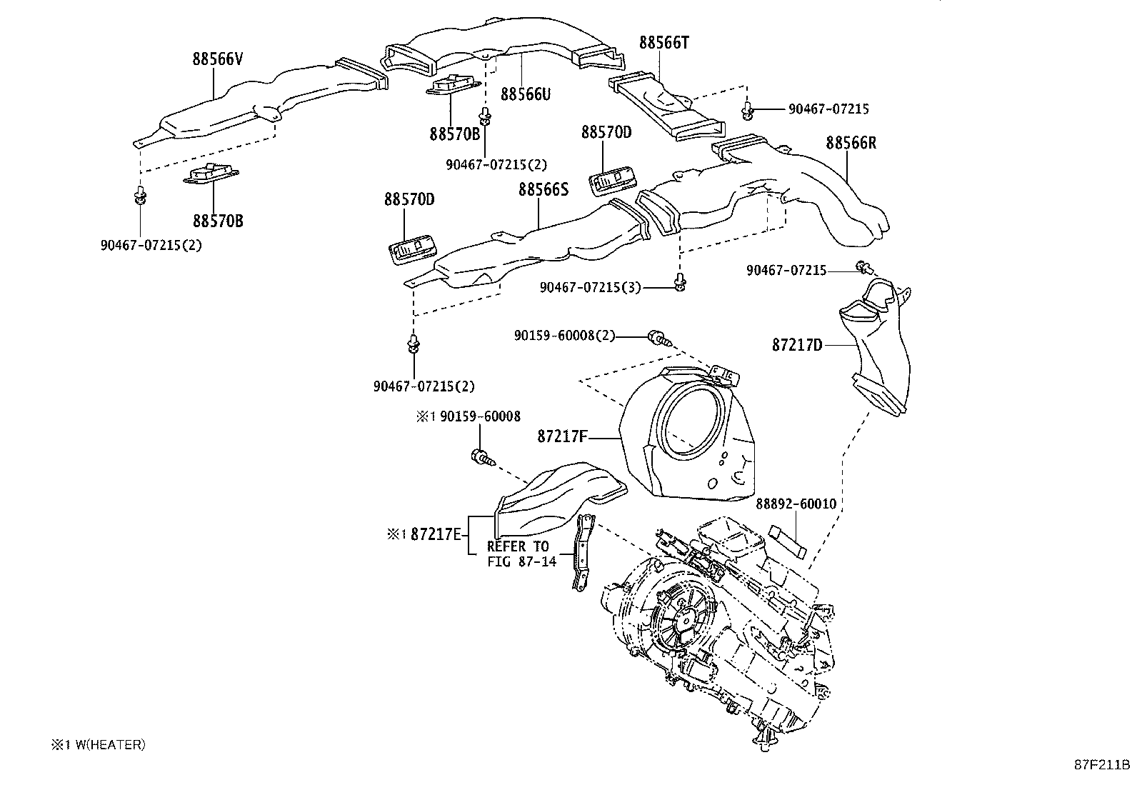 55900-60F41 CONTROL ASSY, AIR CONDITIONER product image