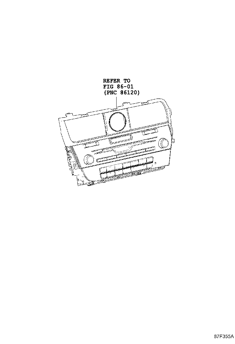55837-0E080 DUCT, HEATER TO REGISTER CENTER SUB product image