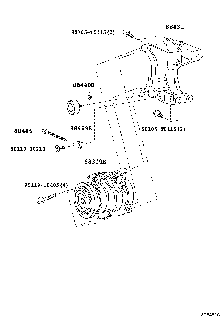 88320-0K680 COMPRESSOR ASSY, COOLER product image
