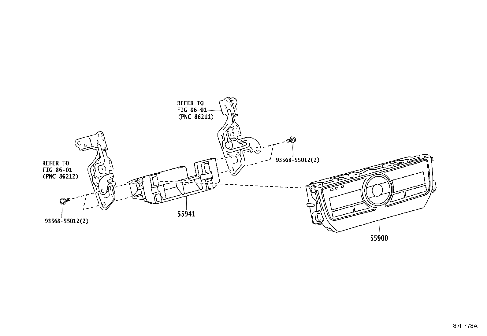 55950-20210 NOZZLE ASSY, DEFROSTER product image