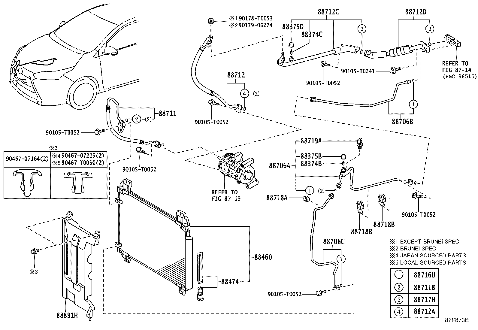 88375-02130 CAP, SERVICE VALVE, NO.2 product image