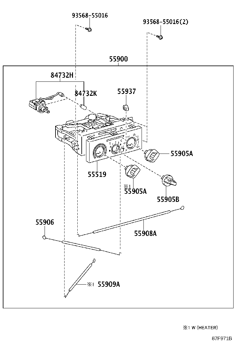55846-37060 DUCT, HEATER TO REGISTER, NO.4 product image