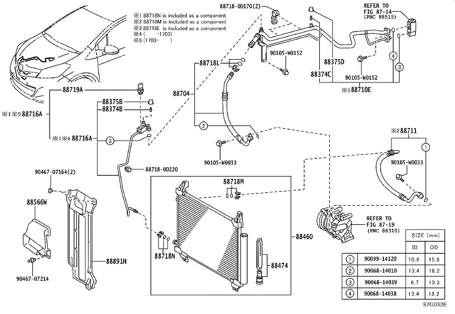 88374-33020 VALVE, SERVICE, NO.1 product image