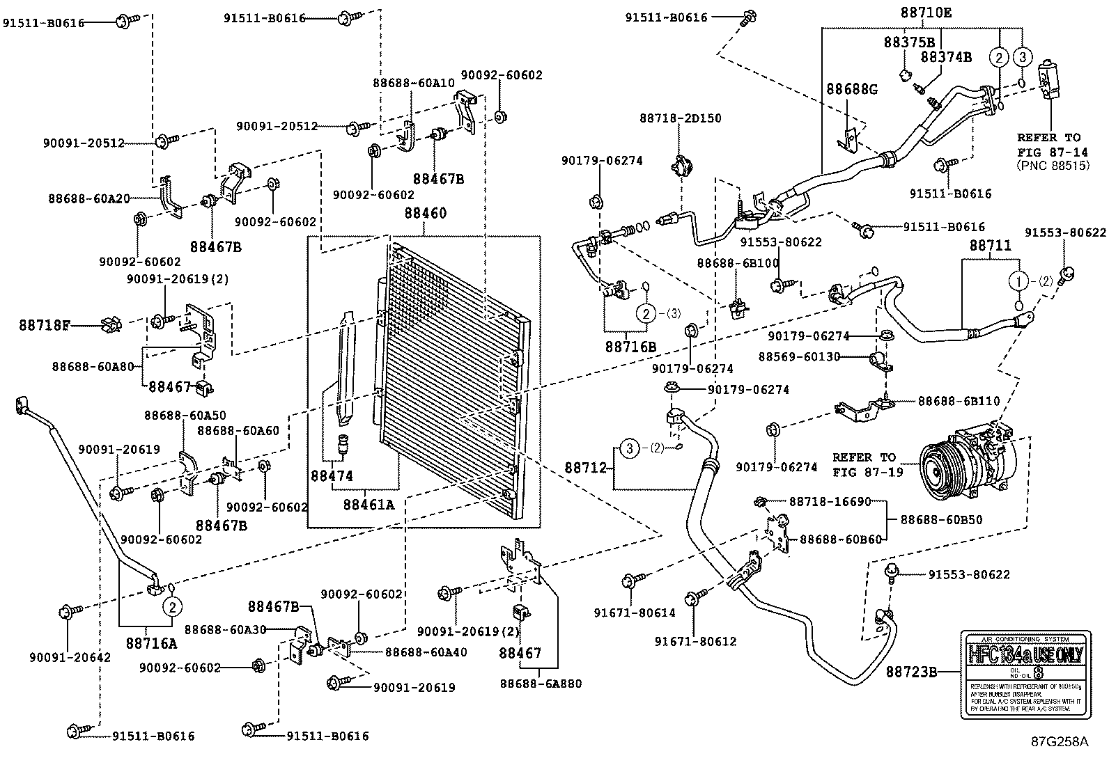 88461-60150 CONDENSER ASSY, COOLER product image