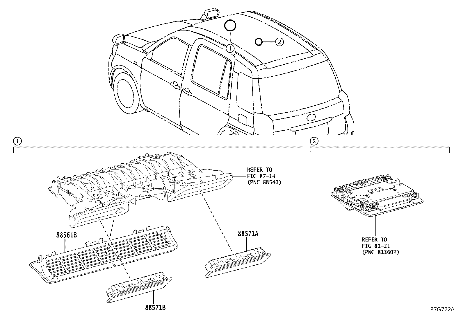 55835-15010 DUCT SUB-ASSY, HEATER TO REGISTER, NO.2 product image