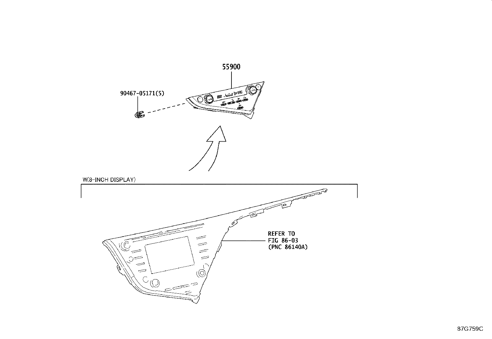 55844-06200 DUCT SUB-ASSY, HEATER TO REGISTER, NO.2 product image