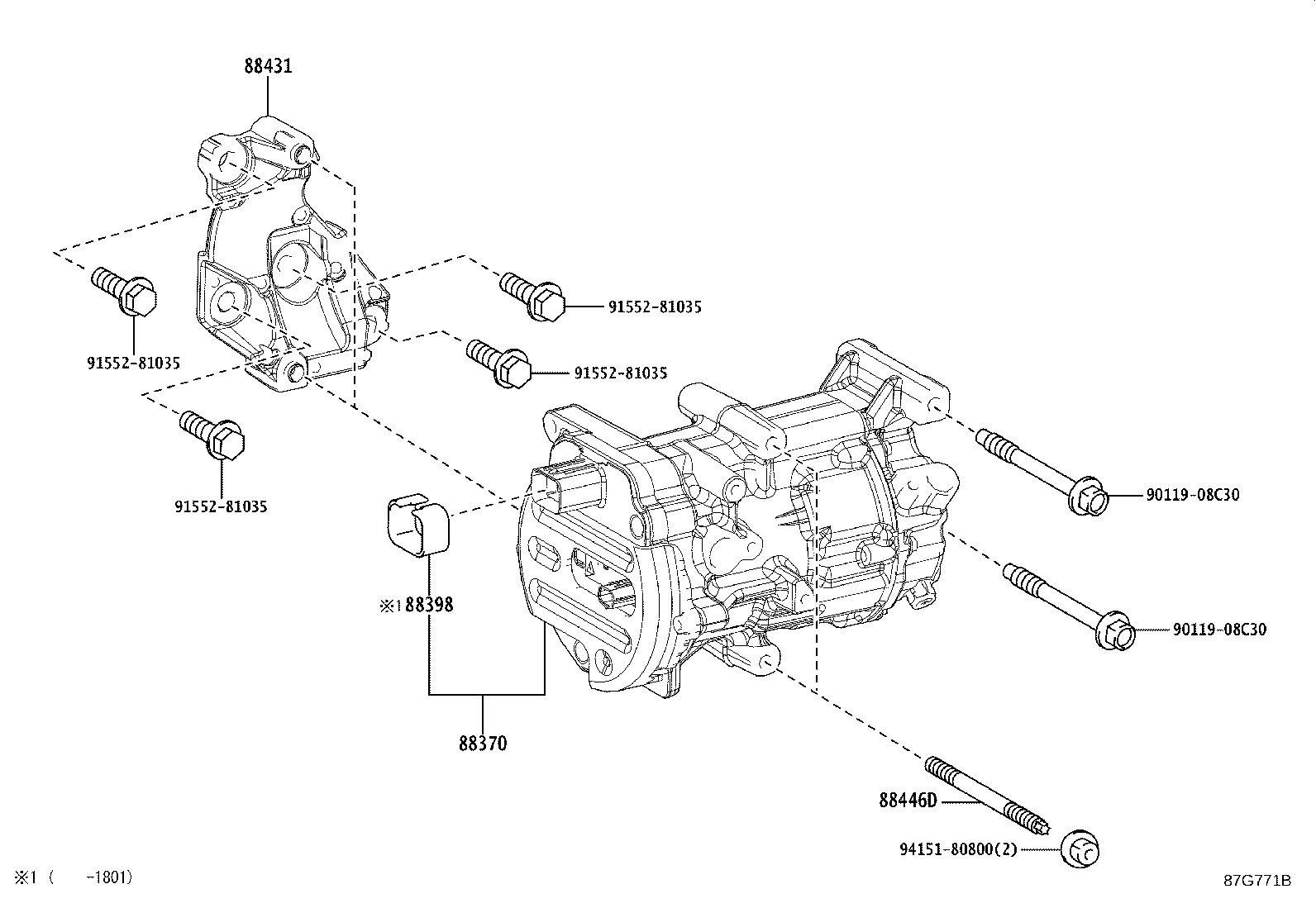 88320-50120 COMPRESSOR ASSY, COOLER product image