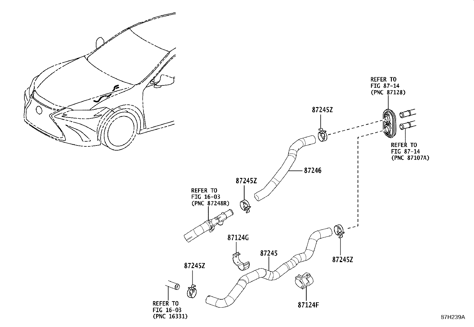 88718-33480 CLAMP, HEATER HOSE, NO.2 product image