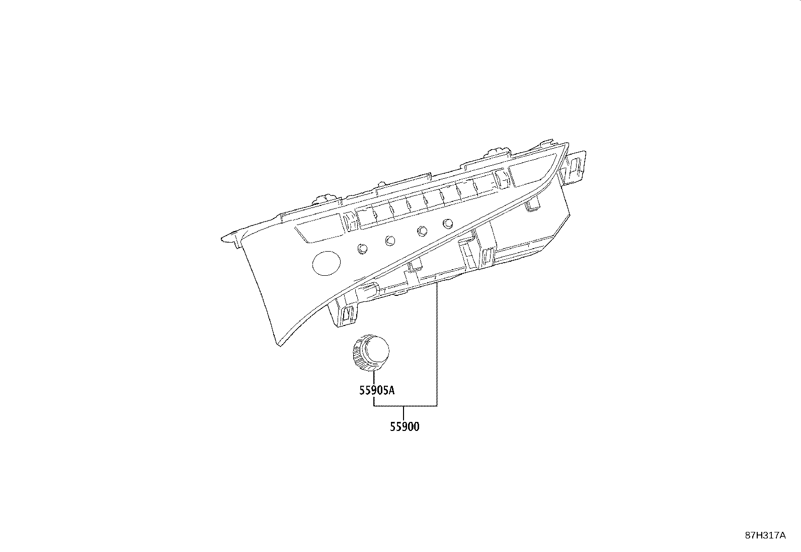 55844-06370 DUCT, HEATER TO REGISTER, NO.2 product image