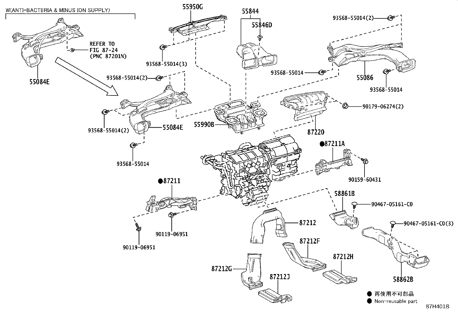 89941-76010 THERMISTOR ASSY, AIR CONDITIONER product image